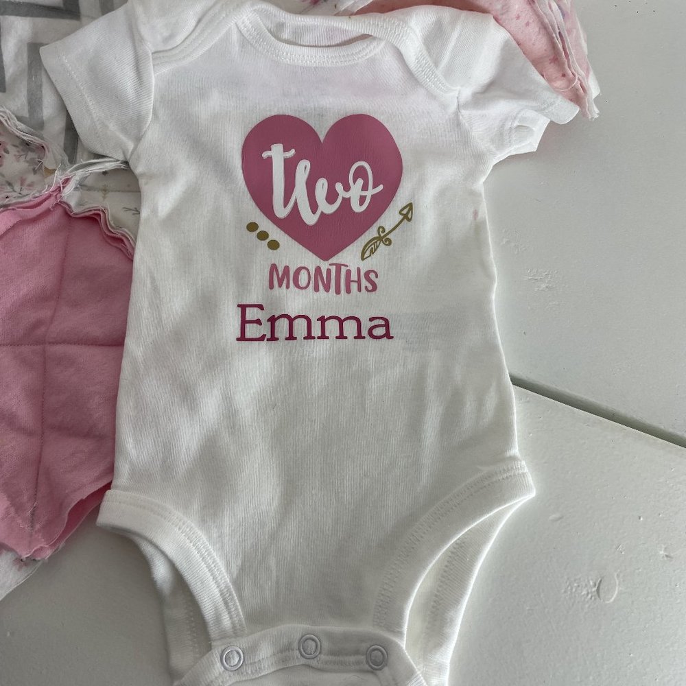 Milestone Onesie